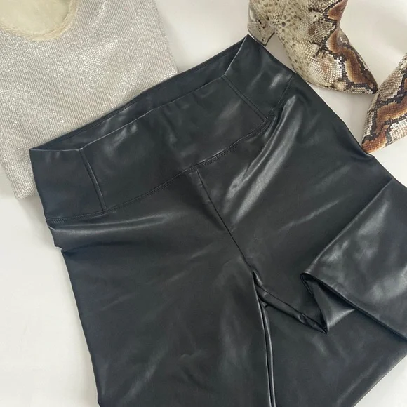 7 For all Mankind faux leather leggings - Picture 1 of 7